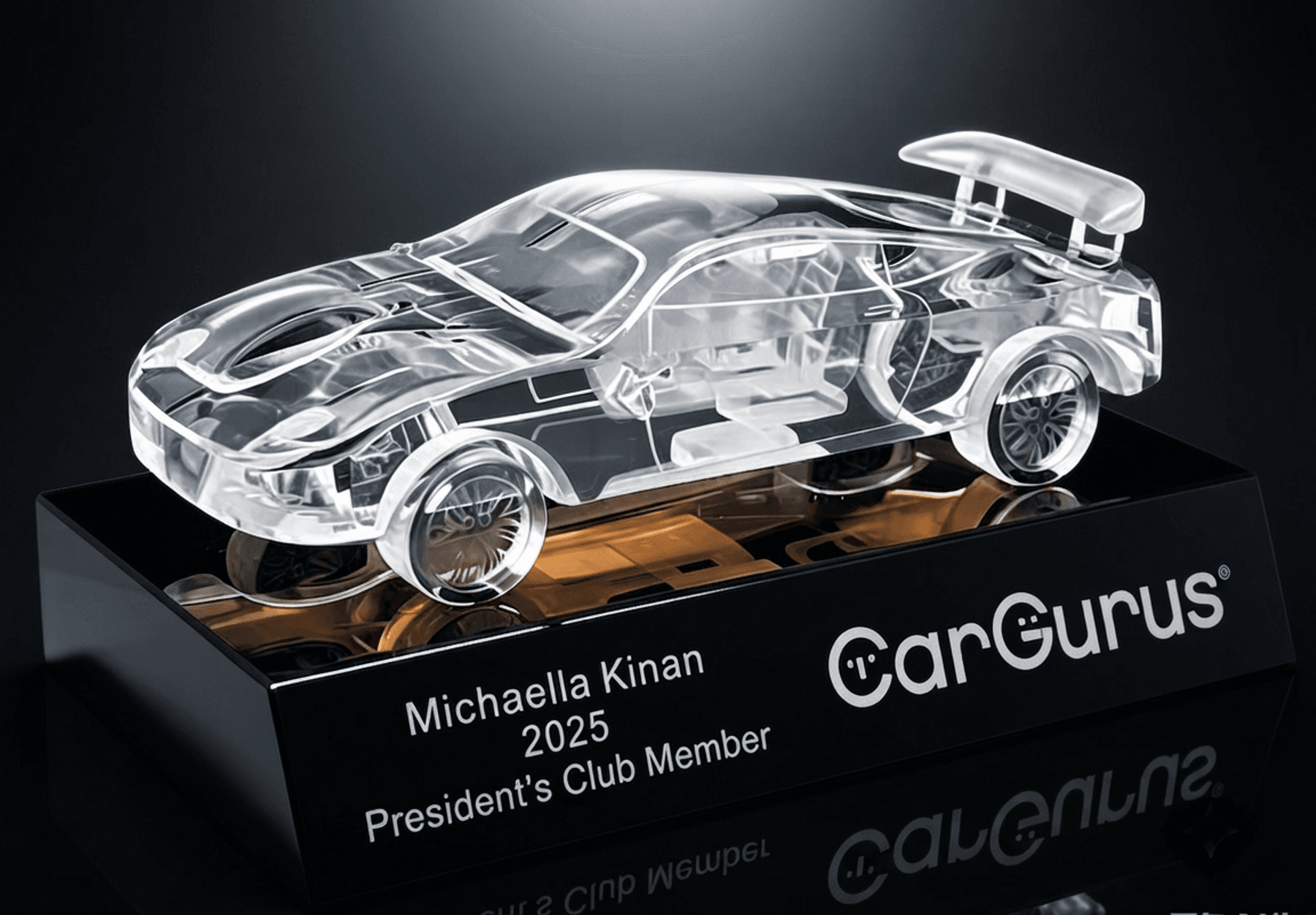 3D Crystal crystal award 16