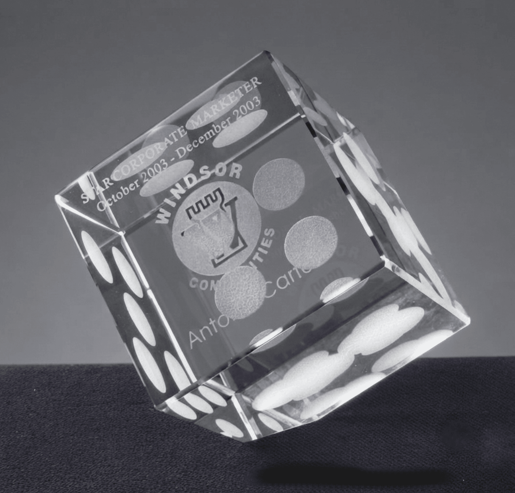 Casino crystal award 5