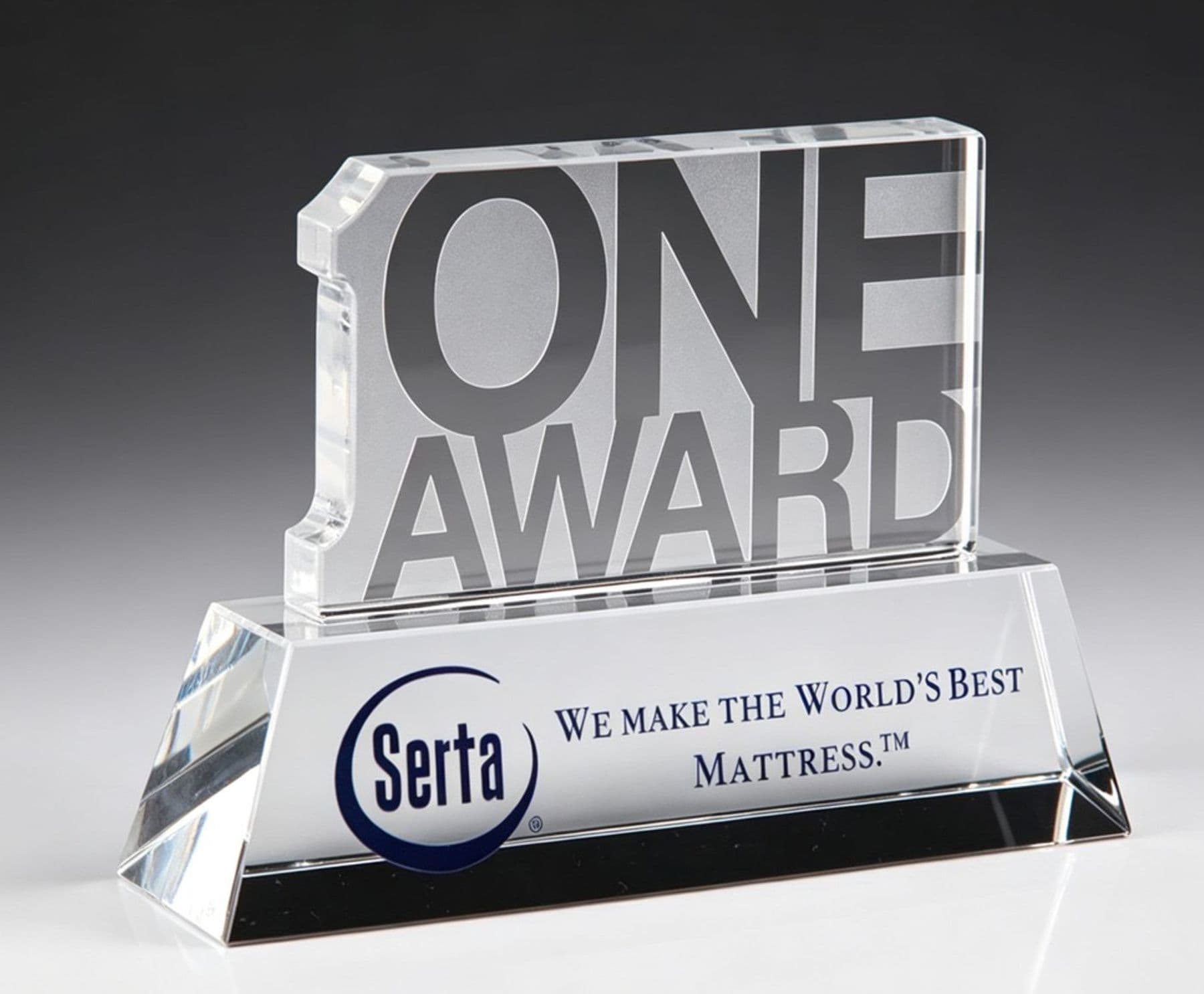 Custom Cut crystal award 28