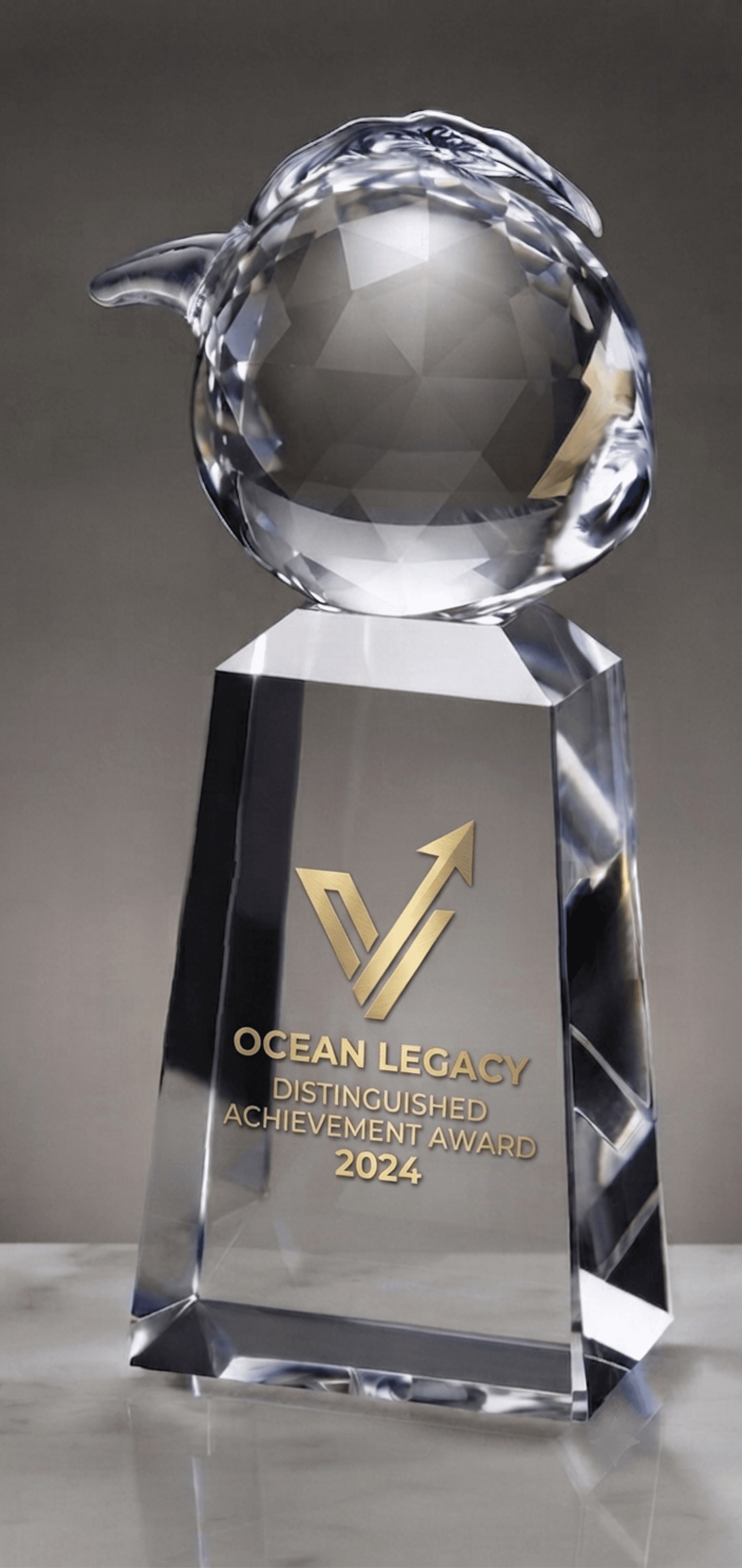 Fruit & Ornament crystal award 9