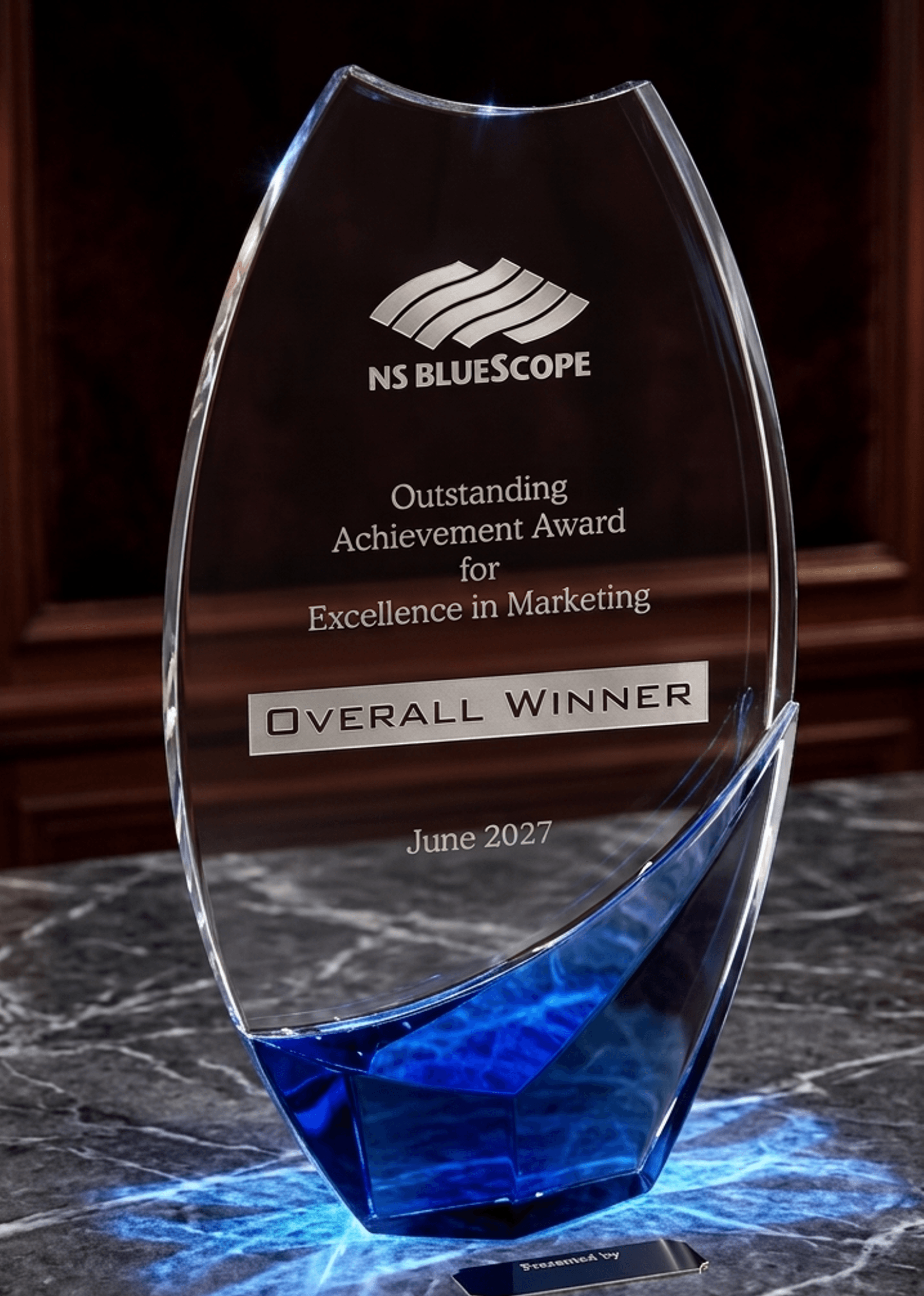 General Fantastic crystal award 26