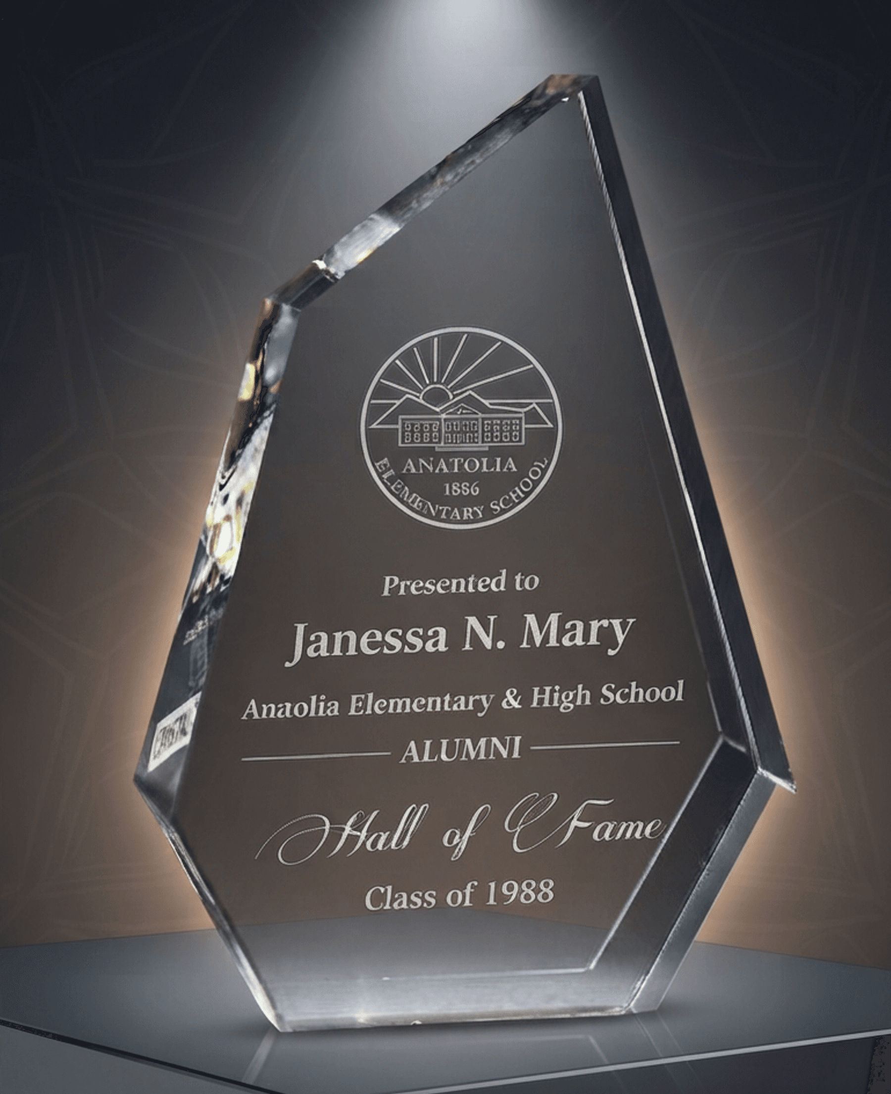 General Fantastic crystal award 17