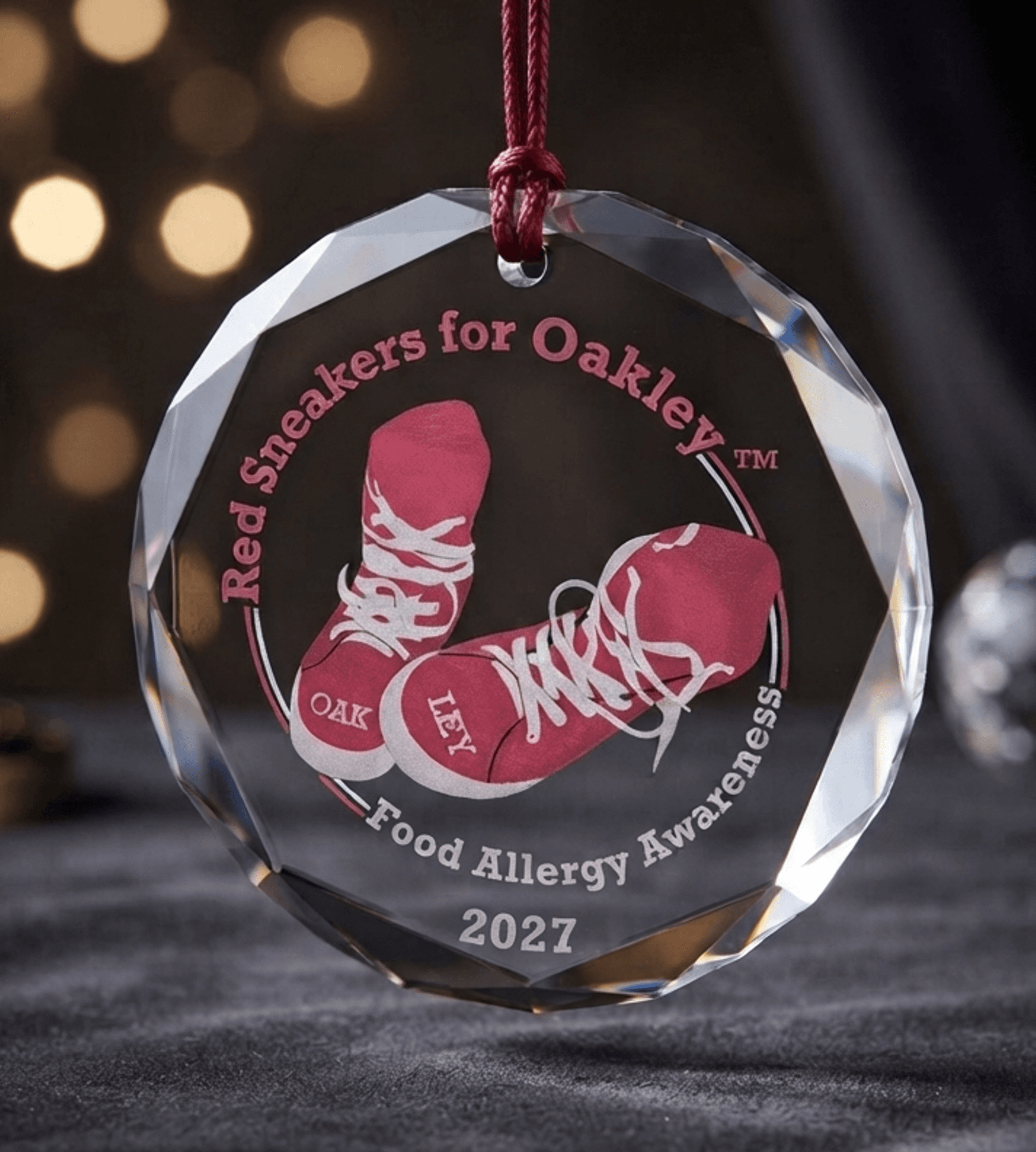 Fruit & Ornament crystal award 28