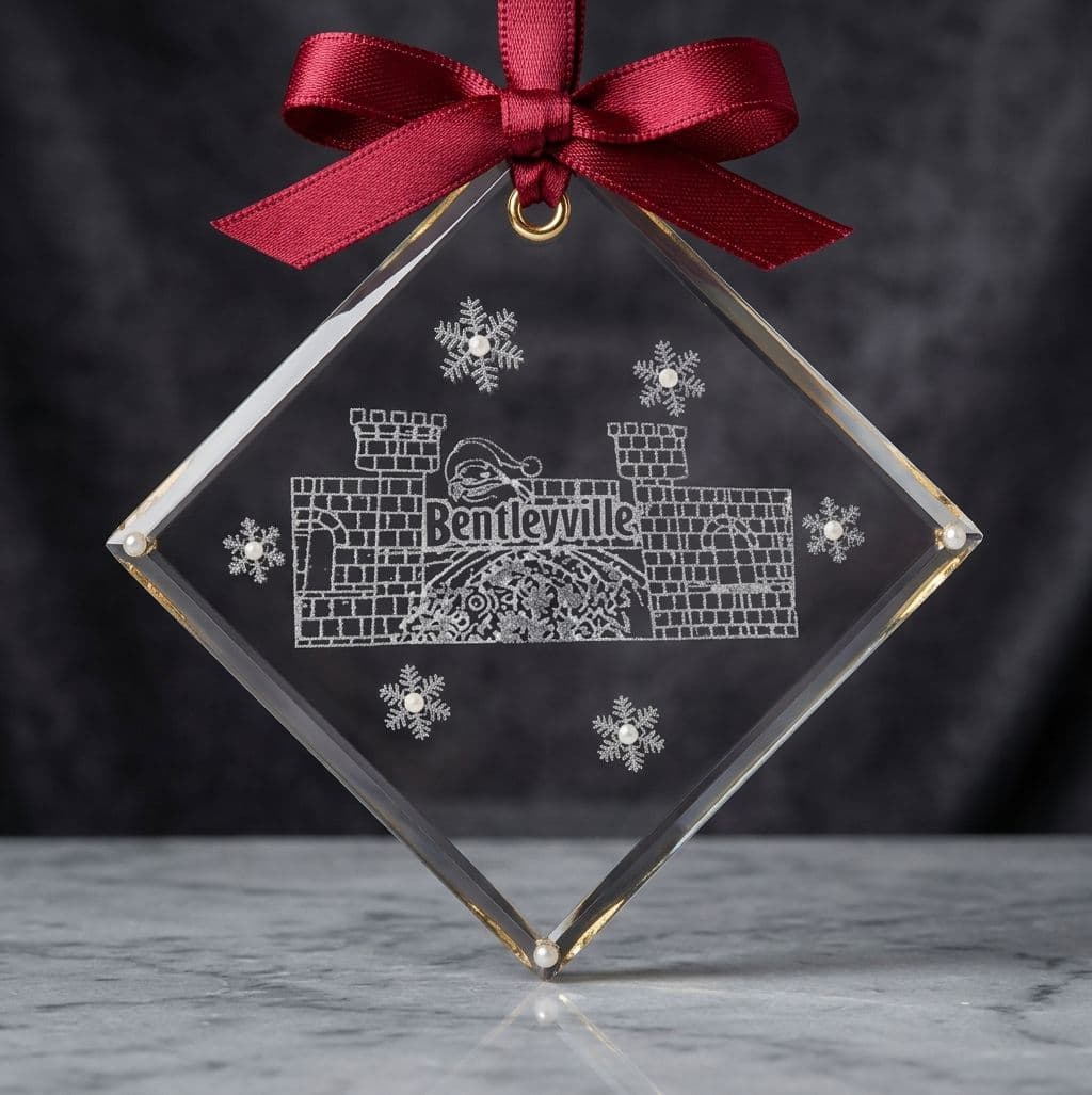 Fruit & Ornament crystal award 29