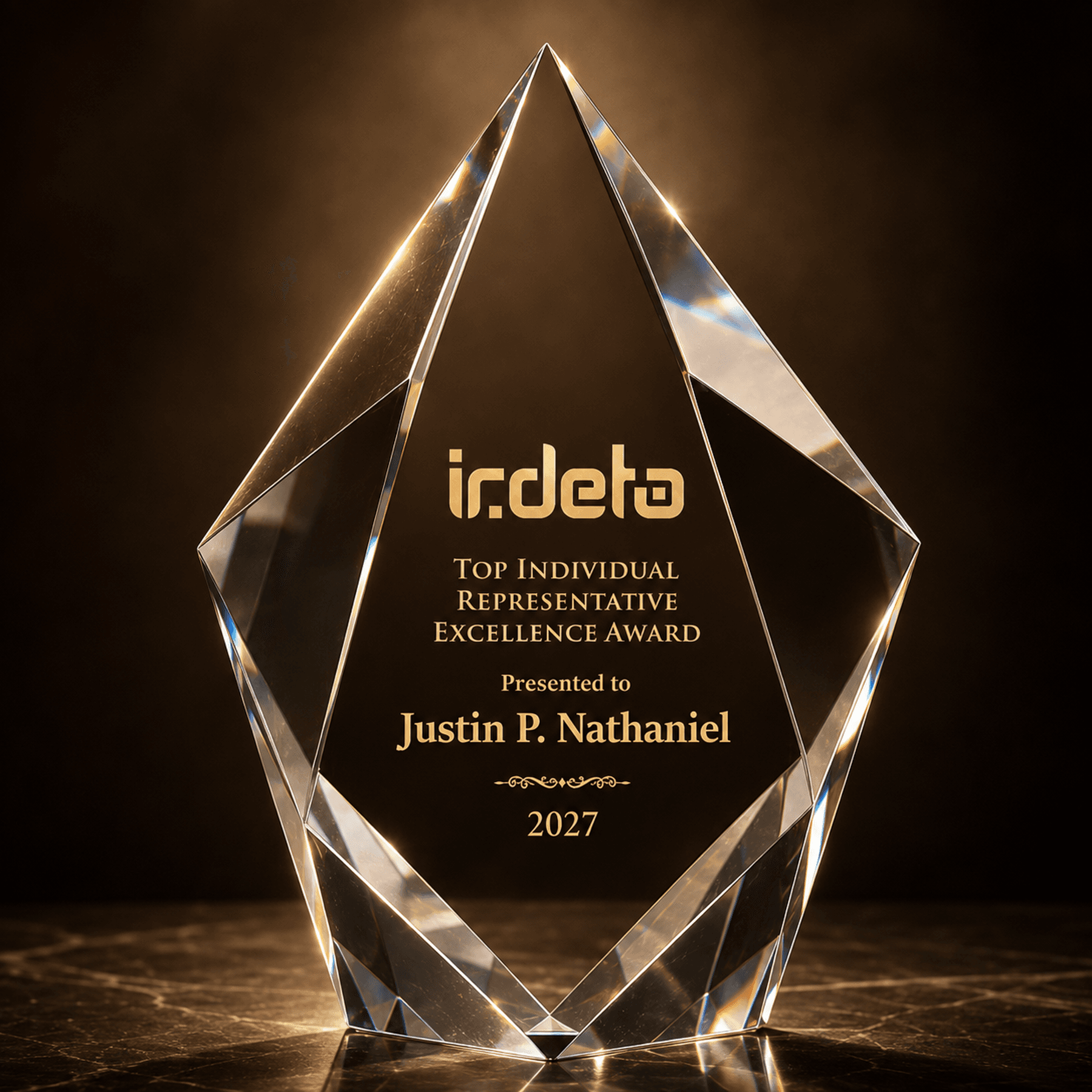 Office crystal award 29