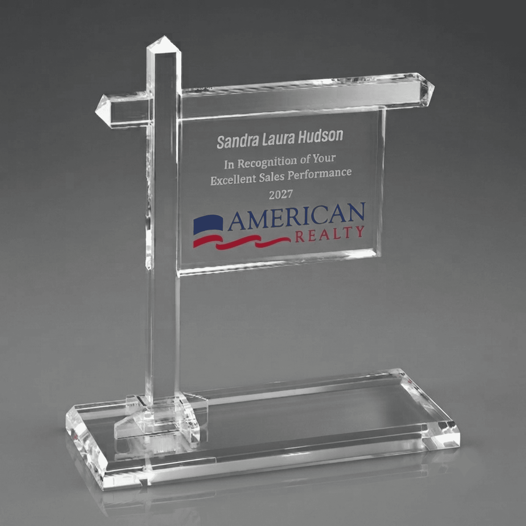 Real Estate crystal award 7