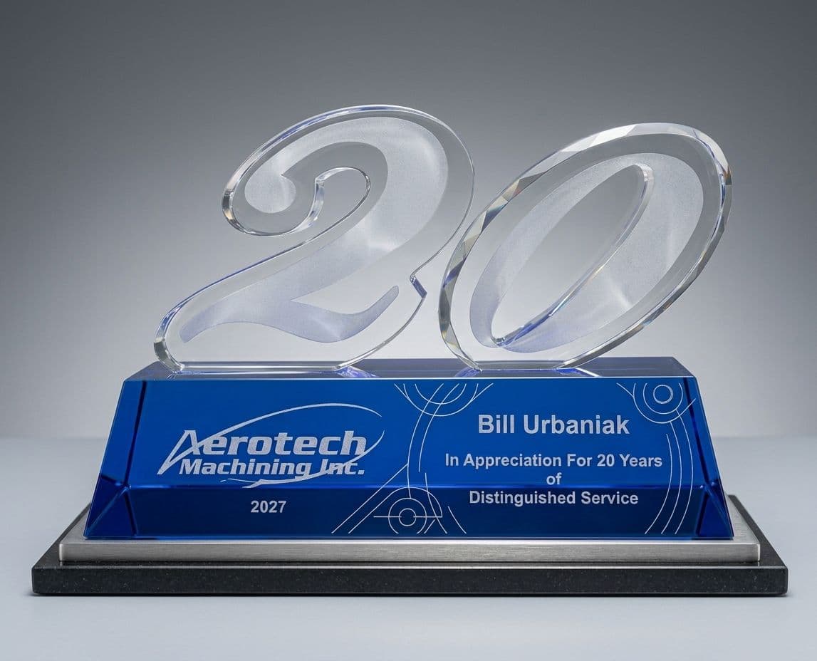Service Awards crystal award 14