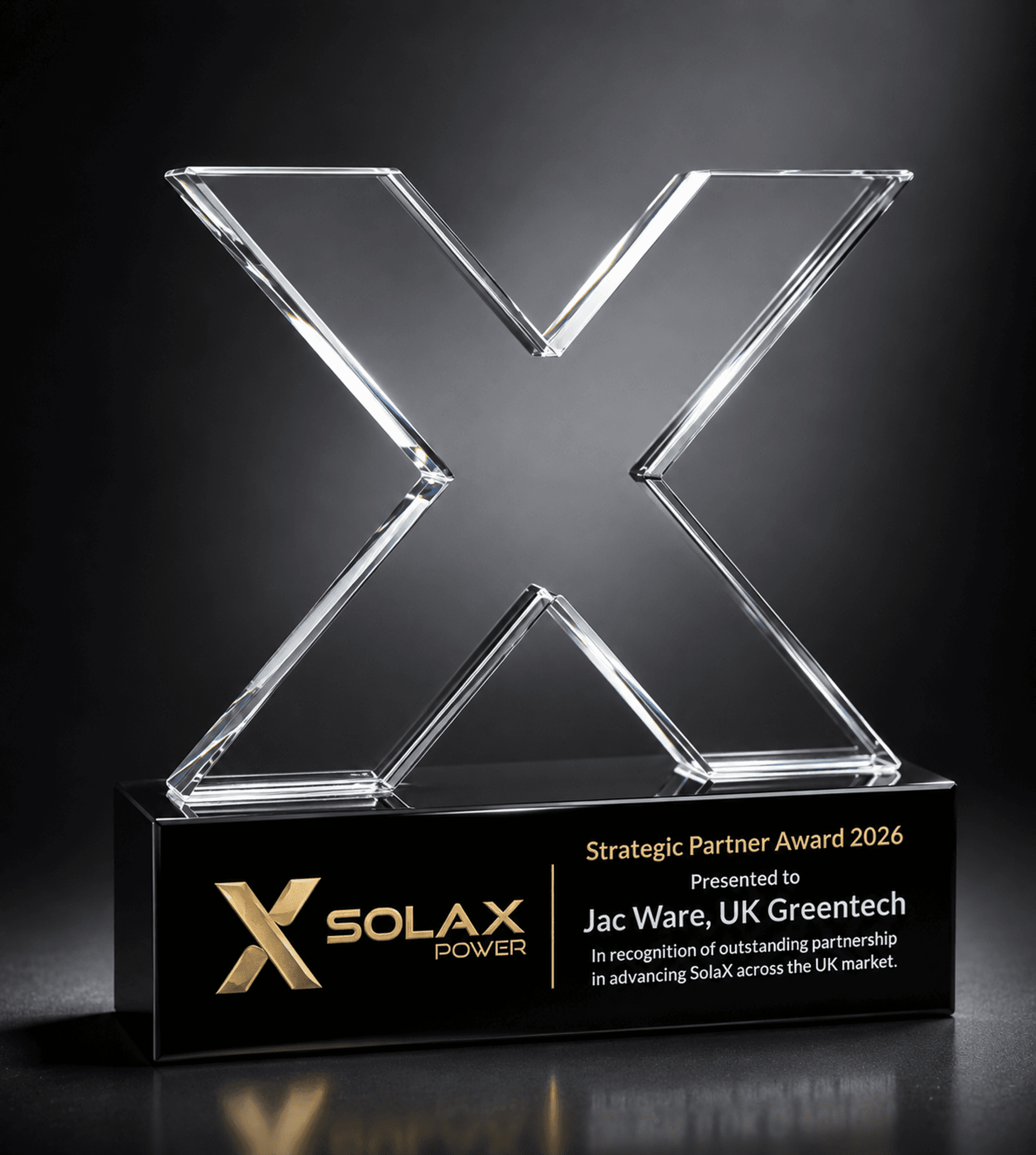 President & Executive crystal award 13