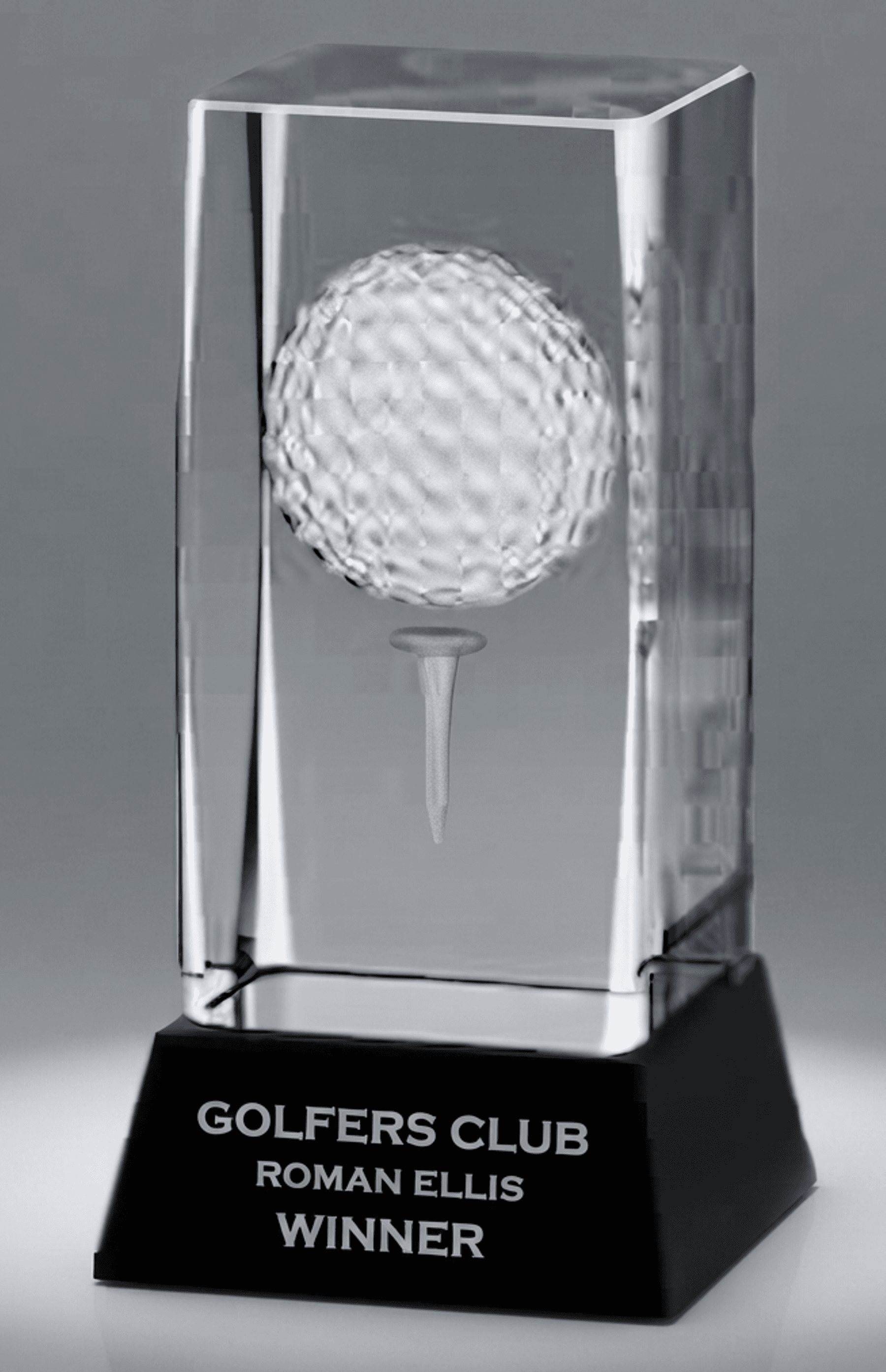 Sports crystal award 5
