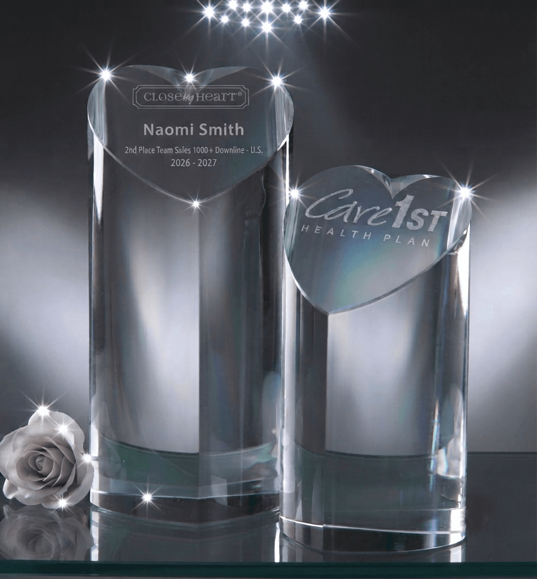 Heart & Health crystal award 3