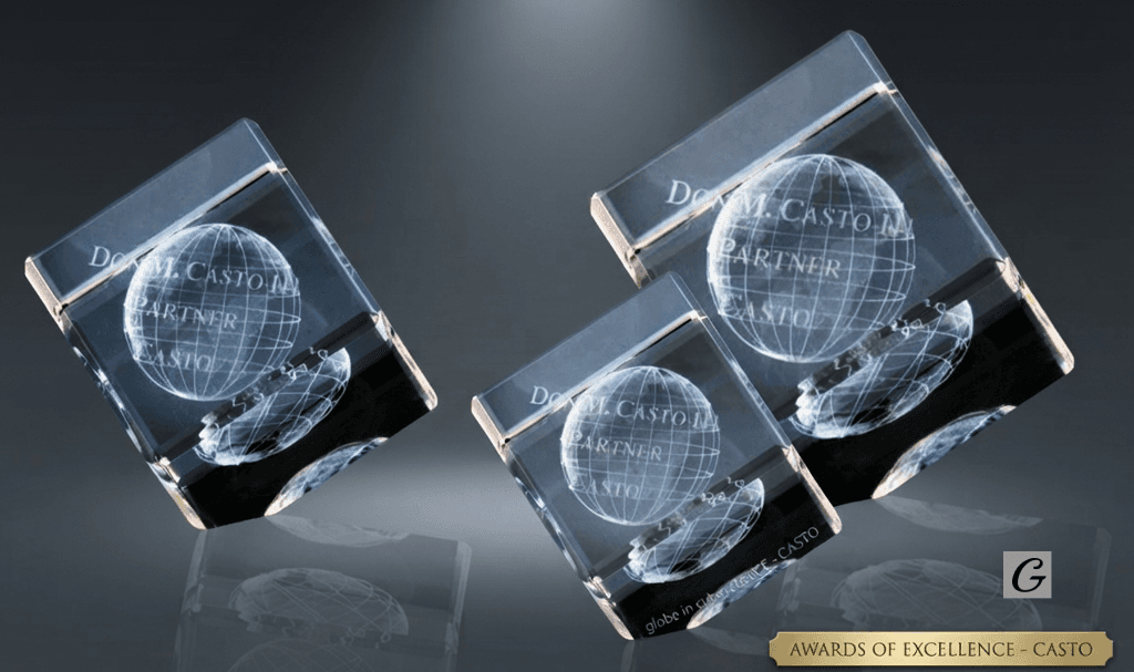 3D Crystal crystal award 5