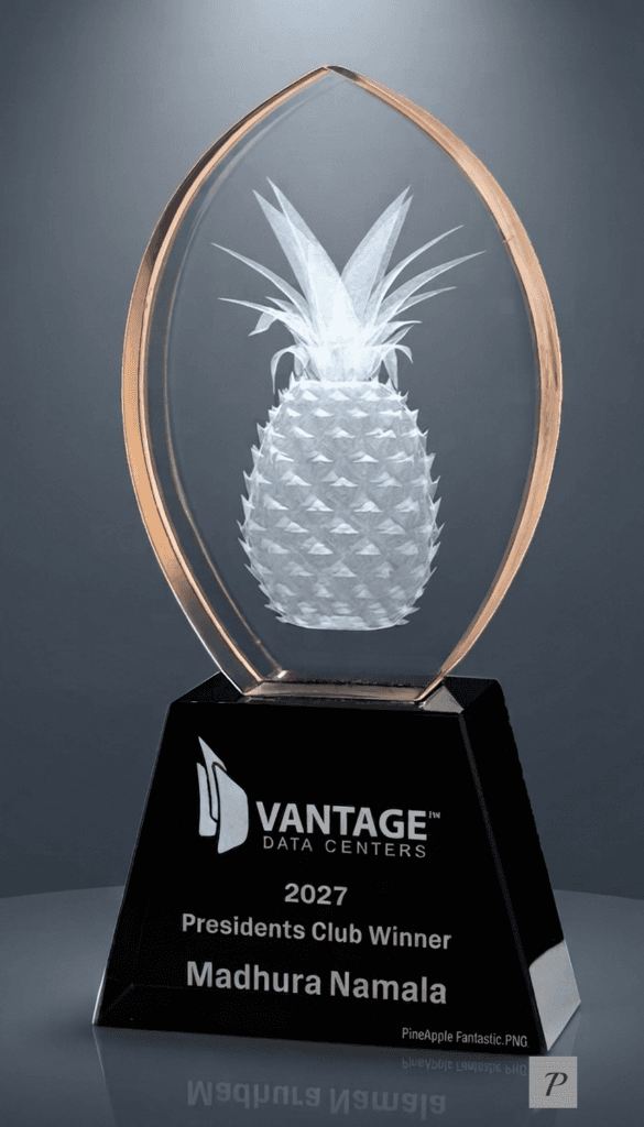 3D Crystal crystal award 14