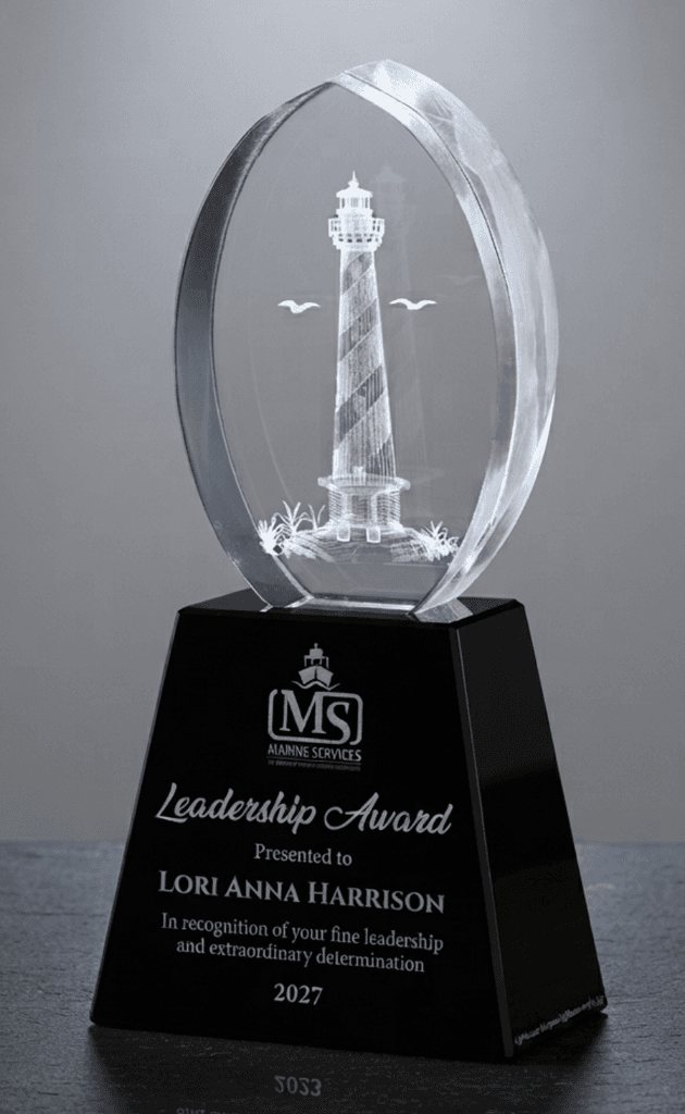 3D Crystal crystal award 11