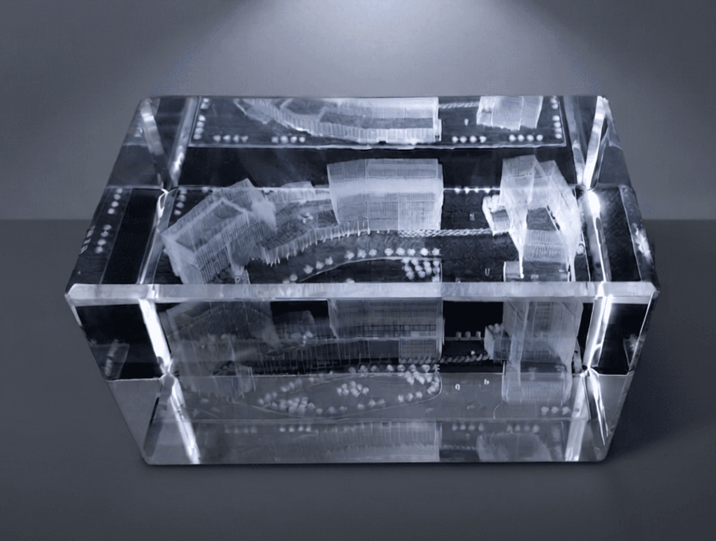 3D Crystal crystal award 13
