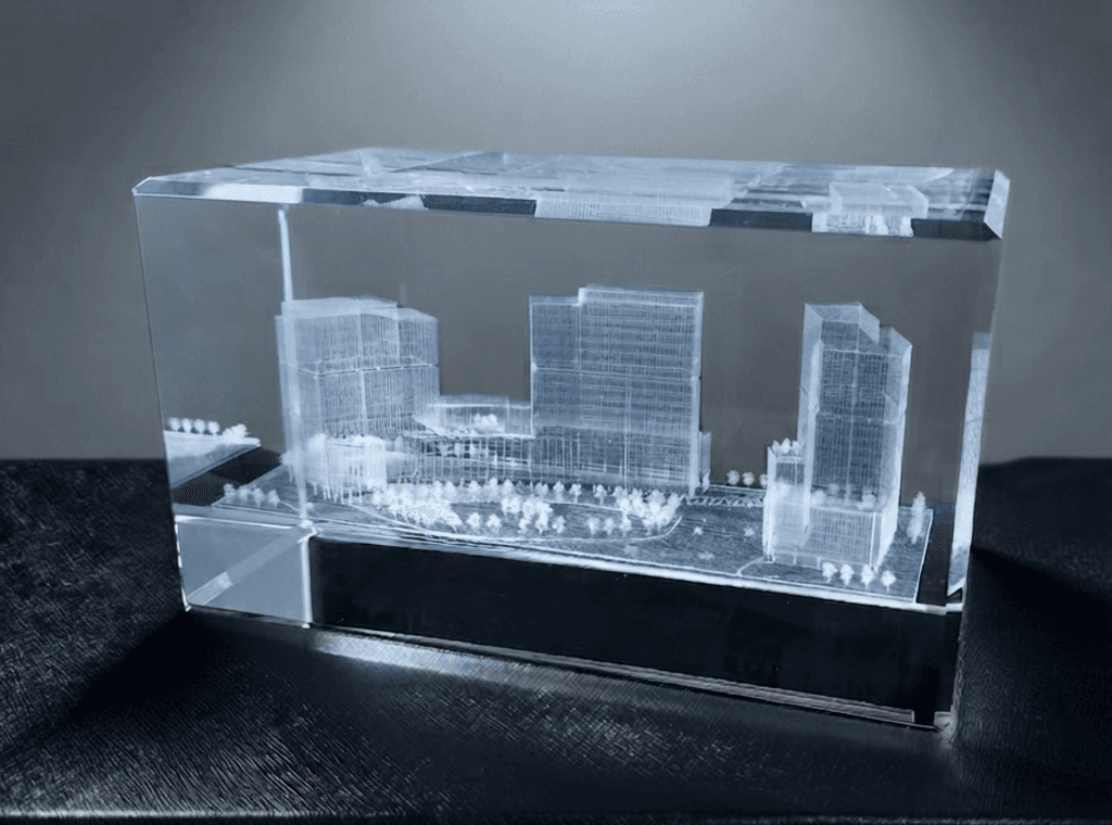 3D Crystal crystal award 3