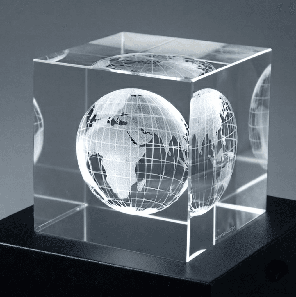 3D Crystal crystal award 7