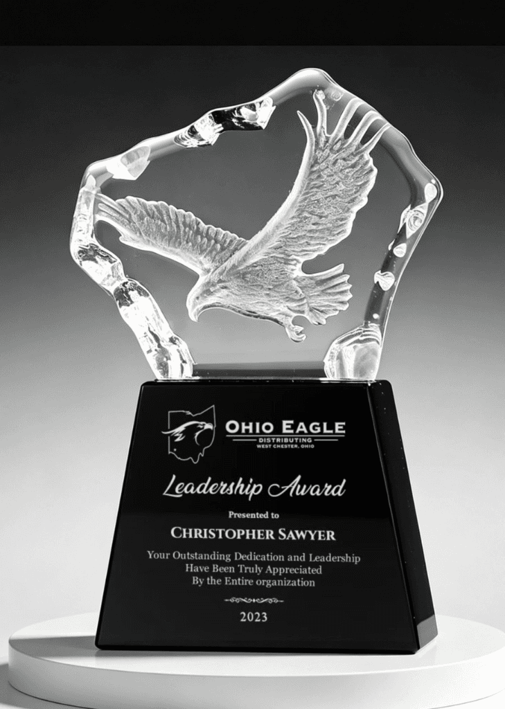 Animal crystal award 9