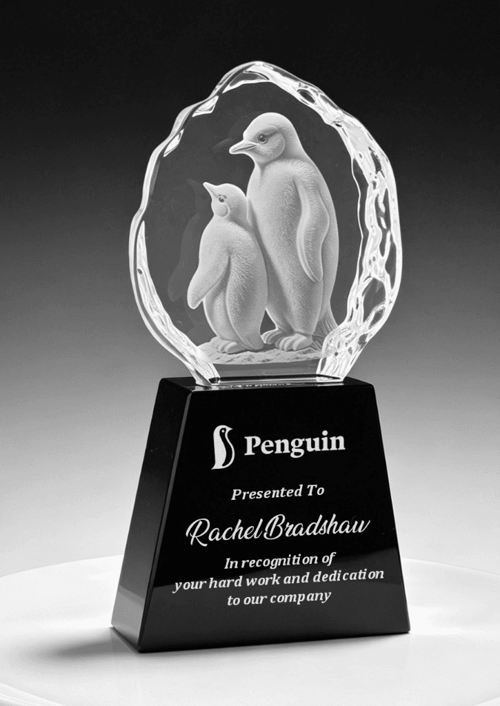 Animal crystal award 24