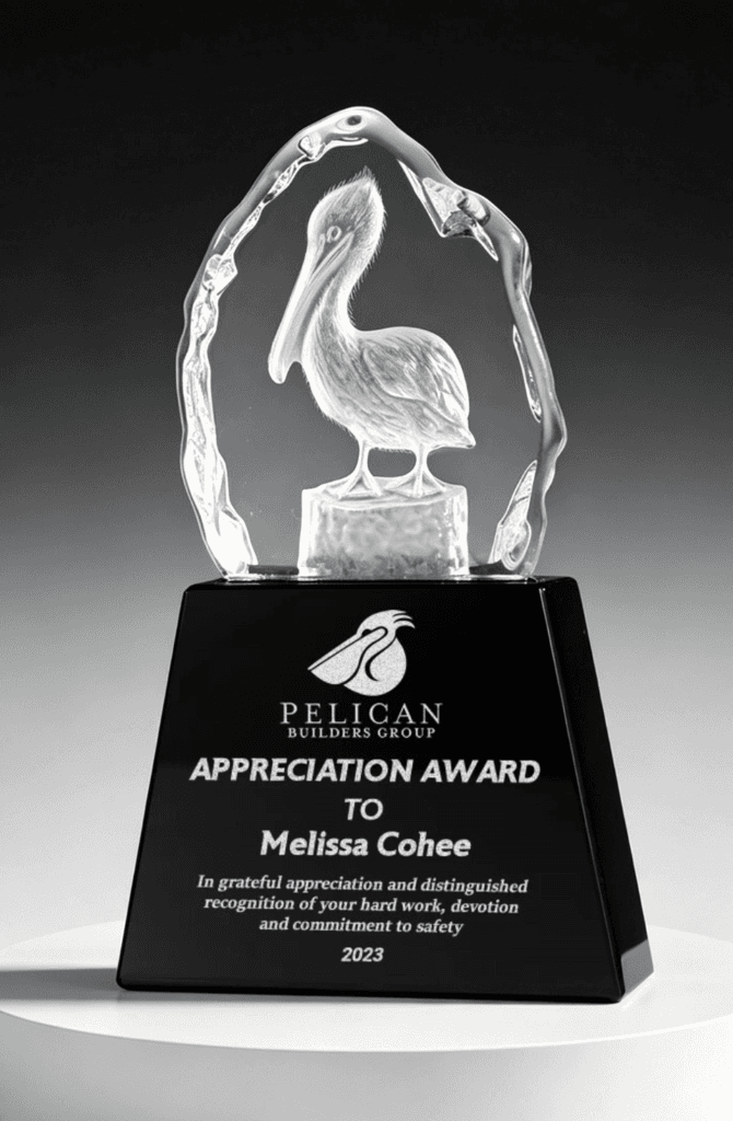 Animal crystal award 23