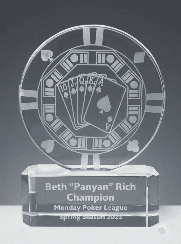 Casino crystal award 3