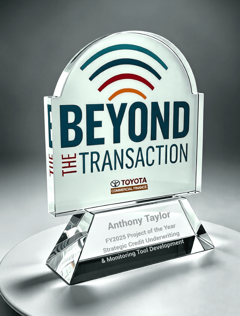 Custom Cut crystal award 16