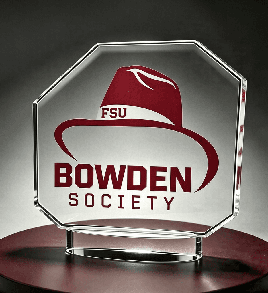Custom Cut crystal award 8