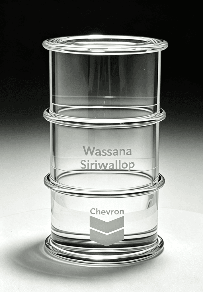 Custom Cut crystal award 36