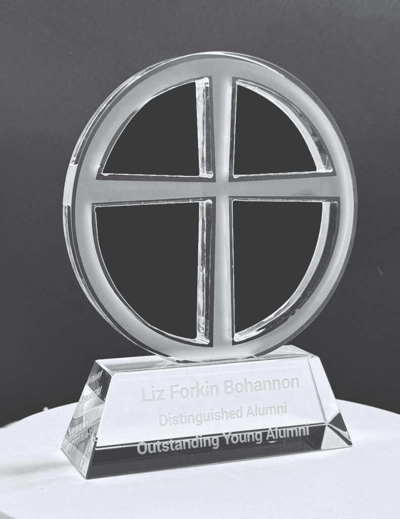 Custom Cut crystal award 17