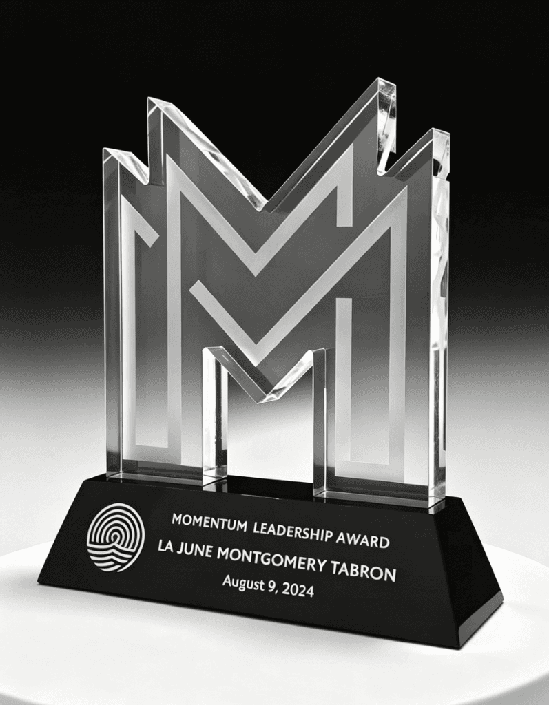 Custom Cut crystal award 21