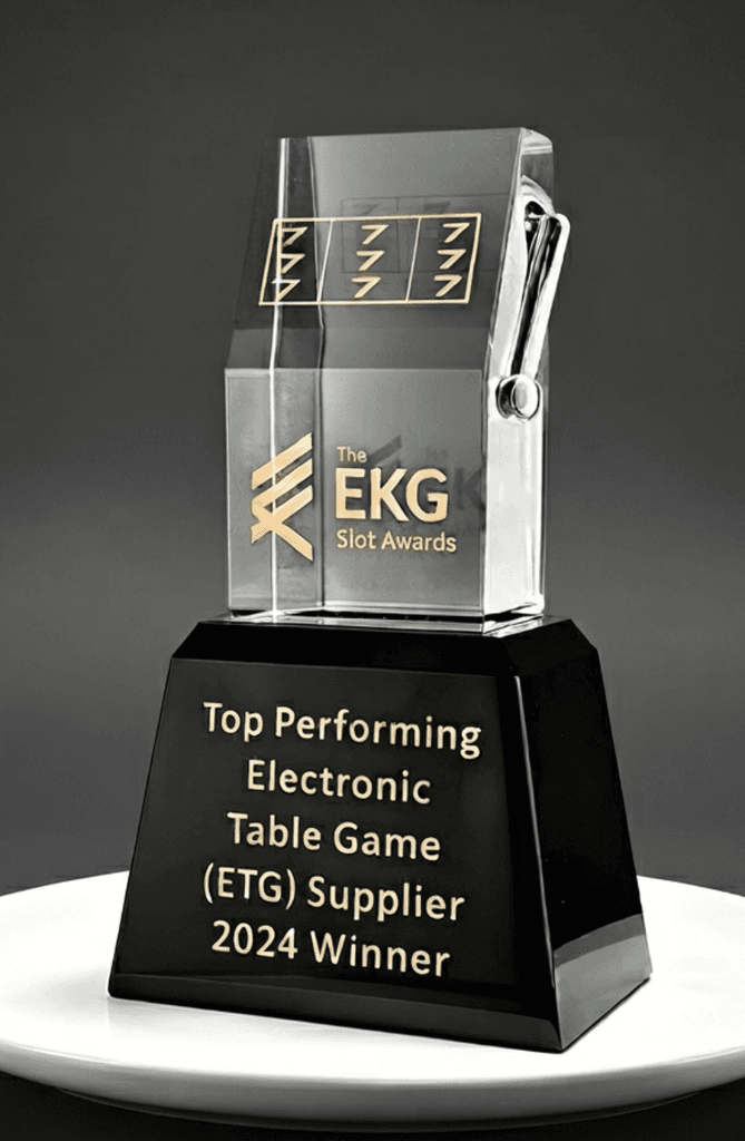 Custom Cut crystal award 38