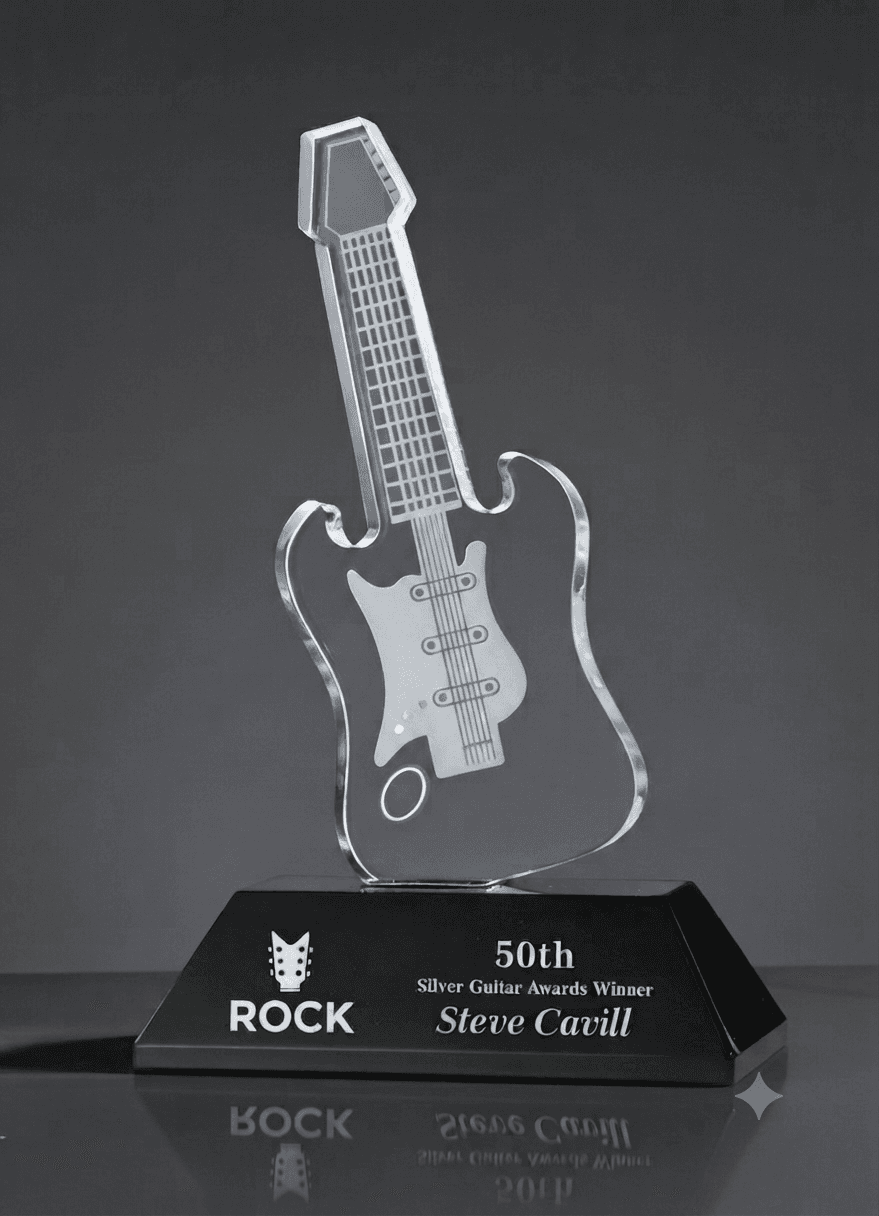 Custom Cut crystal award 1