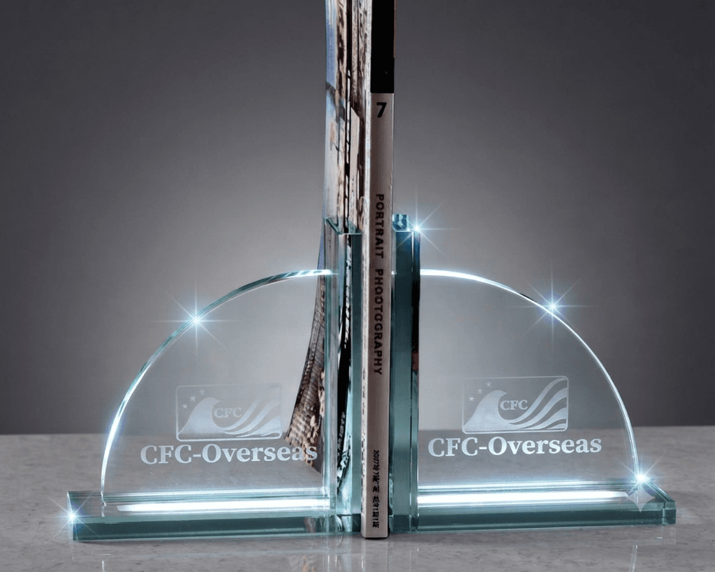 Educational crystal award 6