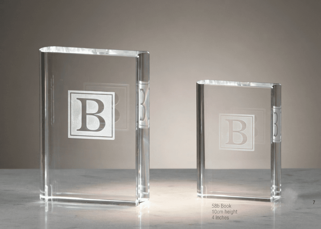 Educational crystal award 7