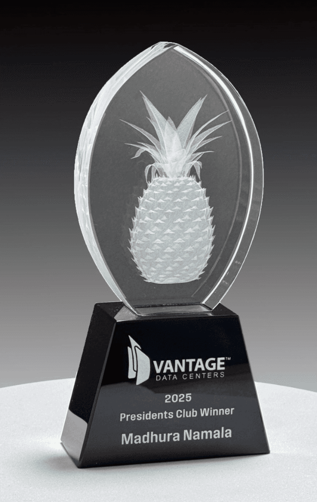 Fruit crystal award 10