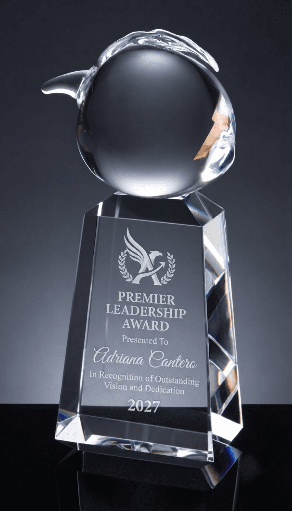 Fruit crystal award 6