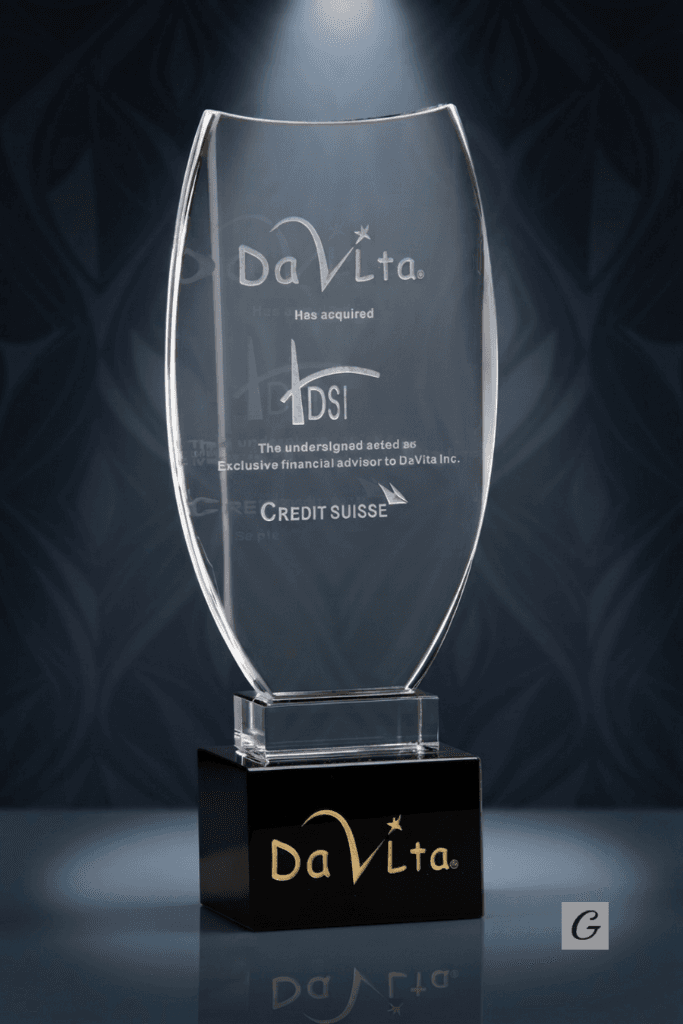 General crystal award 7