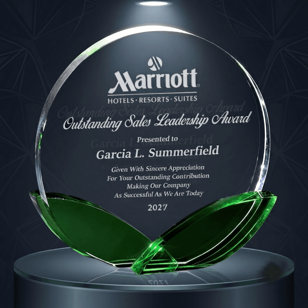 General crystal award 18