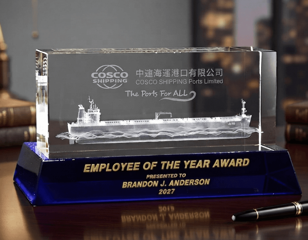 Nautical · Ocean crystal award 3