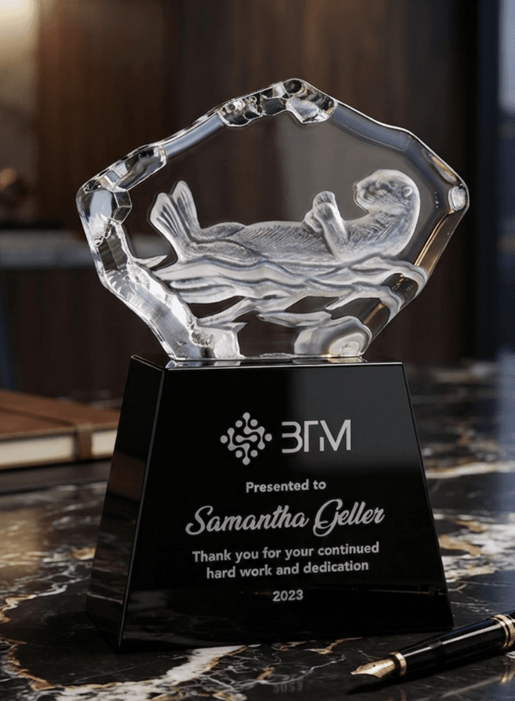 Nautical · Ocean crystal award 9