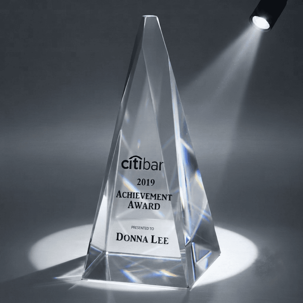Obelisk · Pyramid crystal award 1