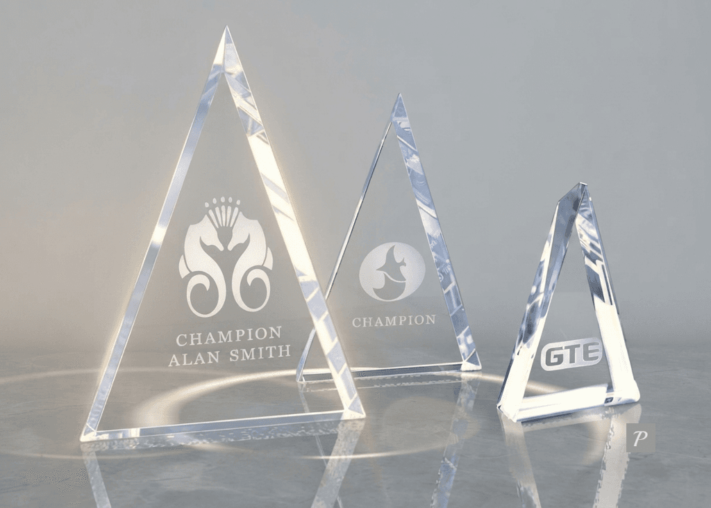 Obelisk · Pyramid crystal award 16