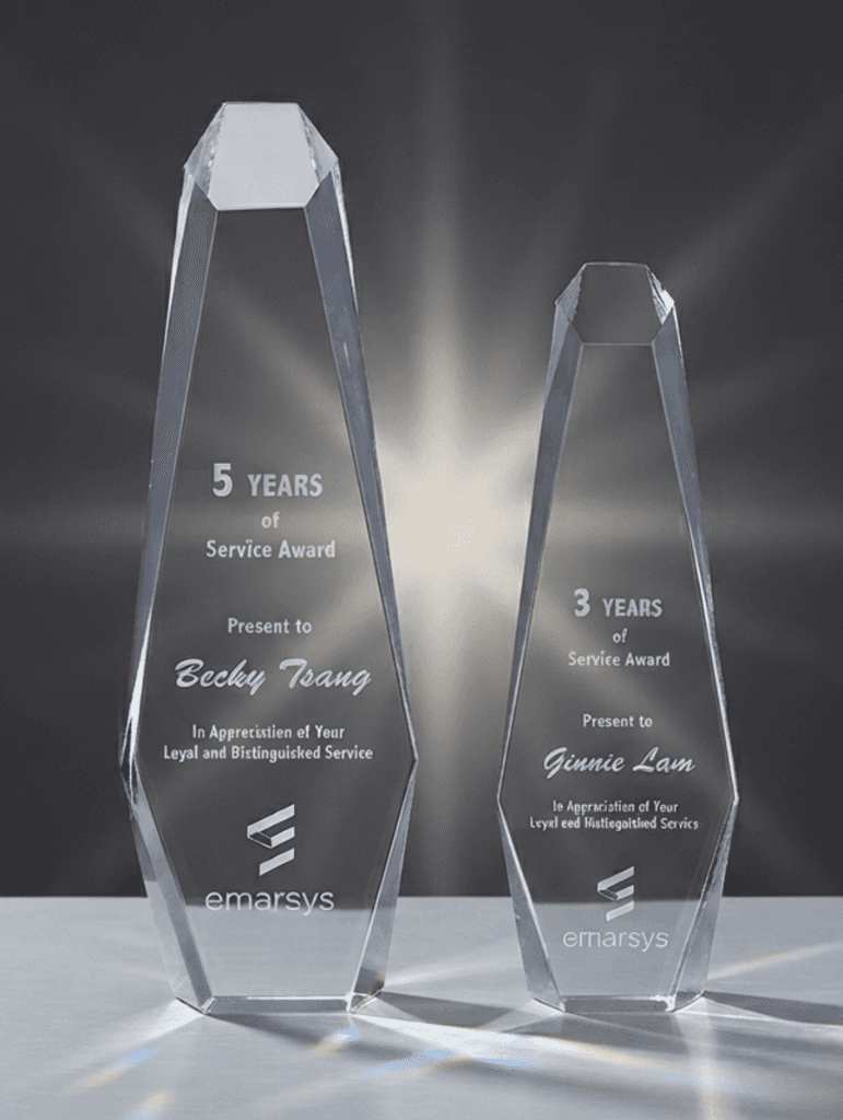 Obelisk · Pyramid crystal award 19