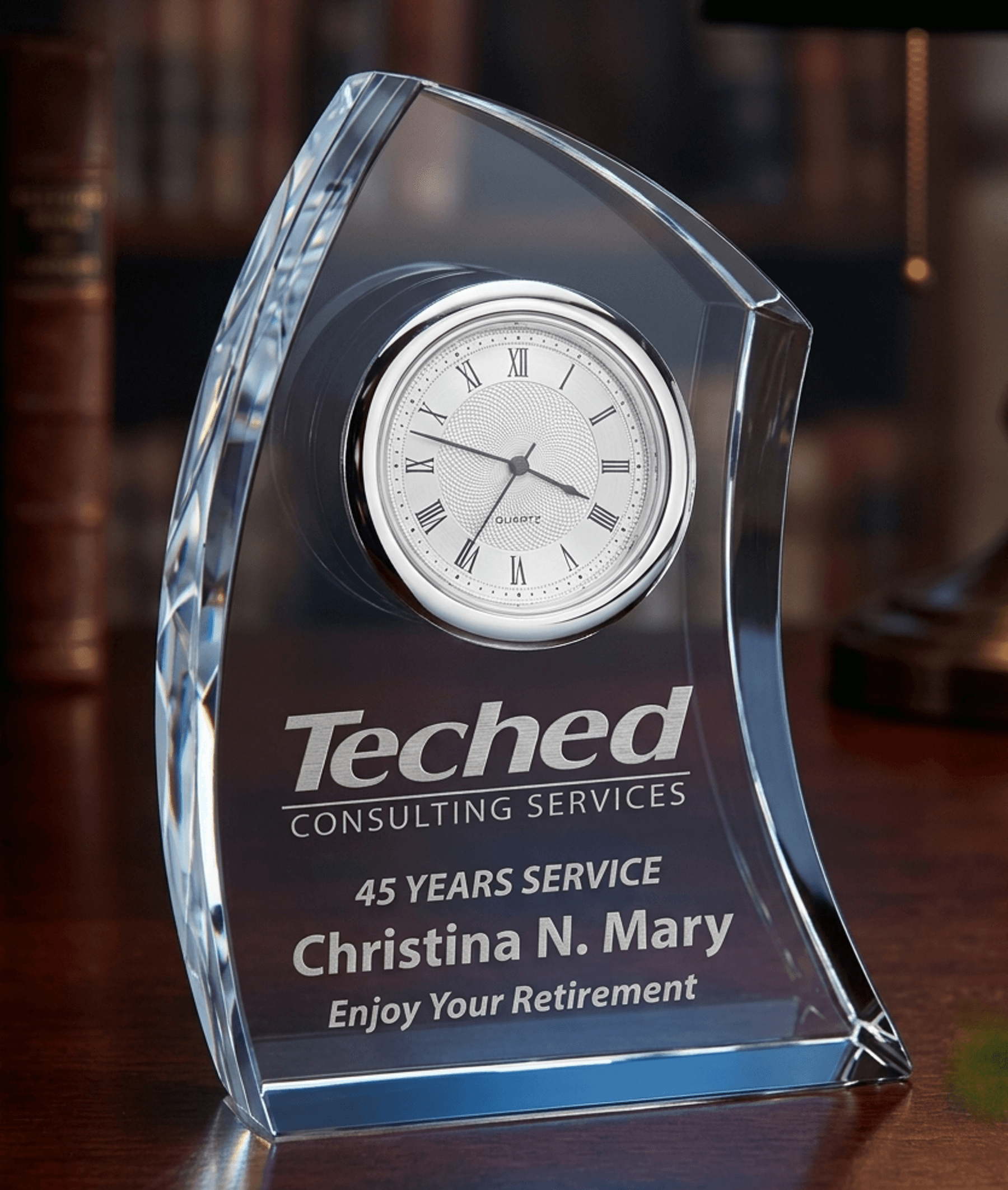 Office crystal award 1