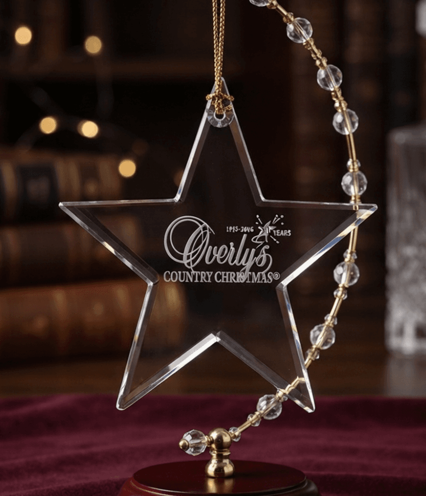 Ornament crystal award 8