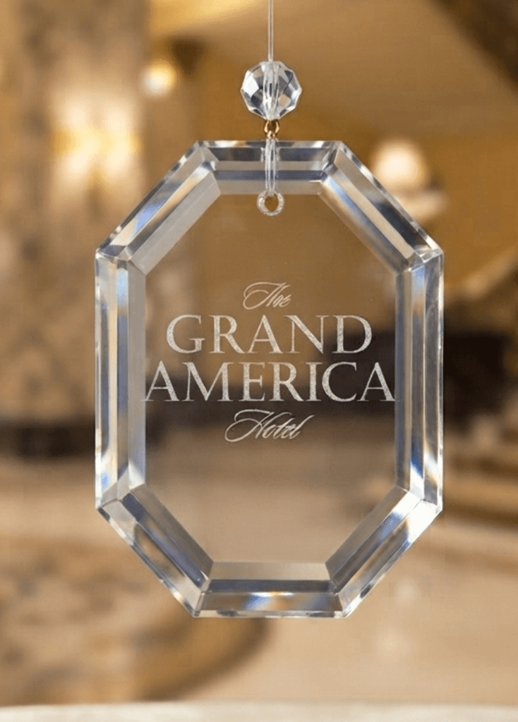 Ornament crystal award 10