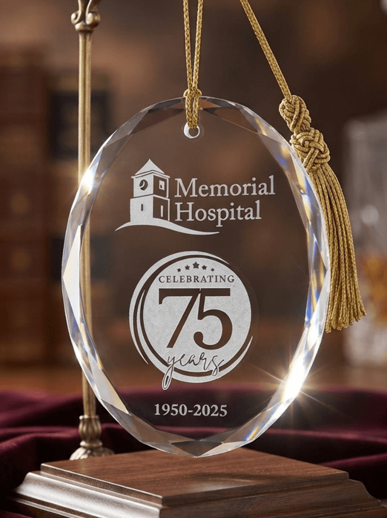 Ornament crystal award 7