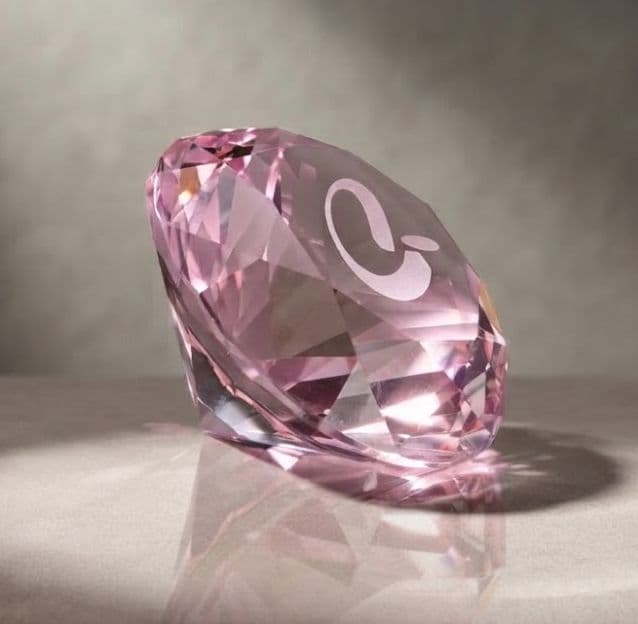 Paperweight crystal award 9