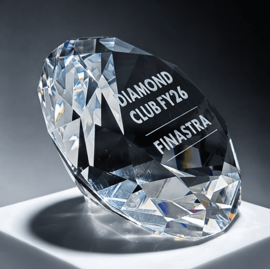 Paperweight crystal award 14
