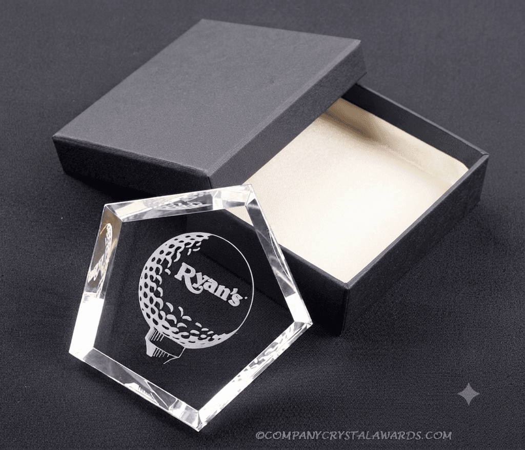 Paperweight crystal award 3