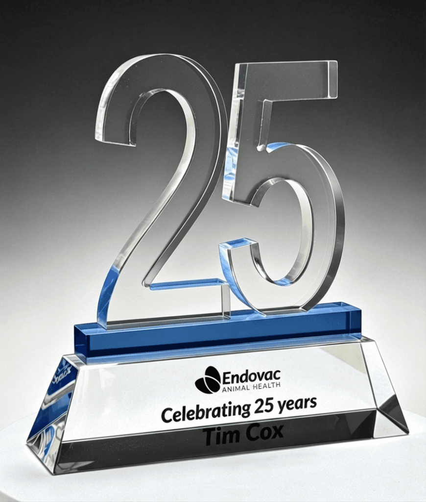 Service Award crystal award 4